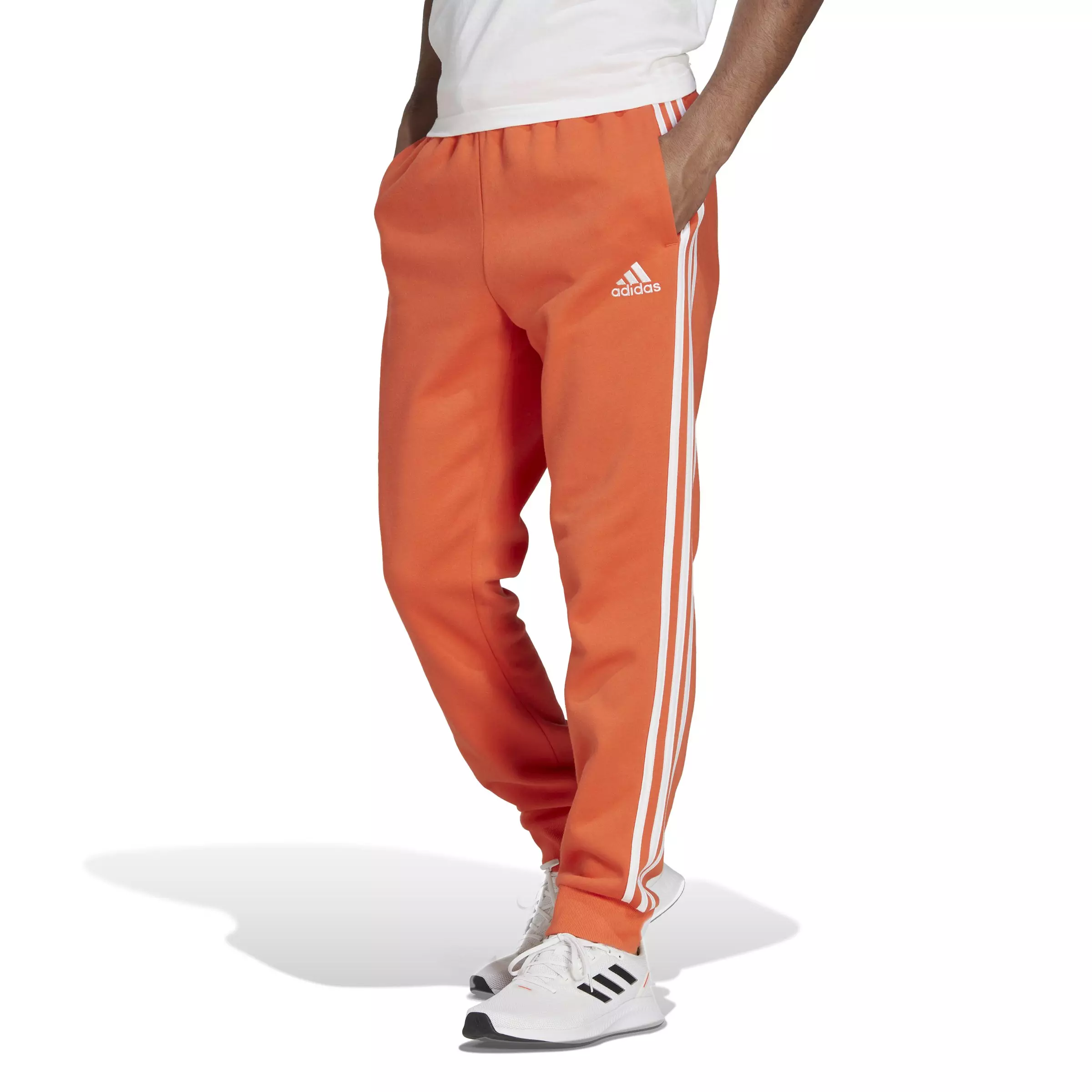 Orange 2024 adidas joggers